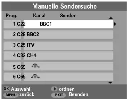 TOSHIBA WLG67 - Erstmalige Sendereinstellung im anlagen Modus - 3