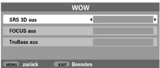 TOSHIBA WLG67 - SRS WOW™ Soundeffekt - 1