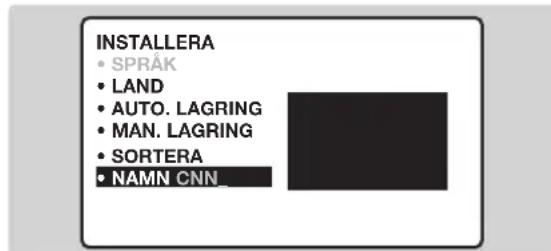 PHILIPS 23HM8821 - Namngivning av kanalen - 1