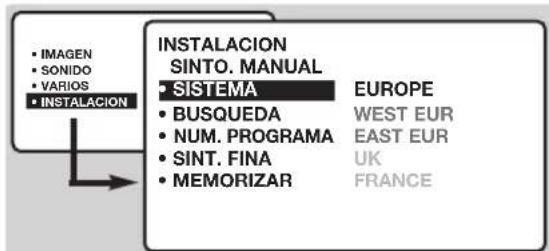 PHILIPS 23HM8821 - Sintonia manual - 1