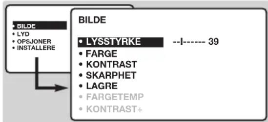 PHILIPS 23HM8821 - Justering av bildet - 1