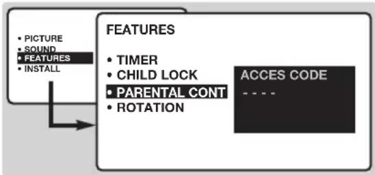 PHILIPS 23HM8821 - Locking programmes - 1
