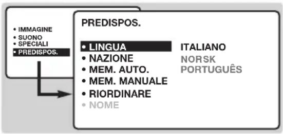 PHILIPS 23HM8821 - Scelta della lingua e del paese - 1