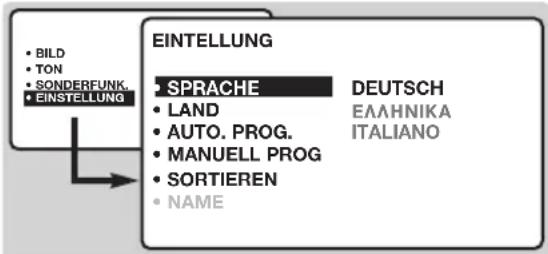 PHILIPS 23HM8821 - Sprache und Land auswahlen - 1