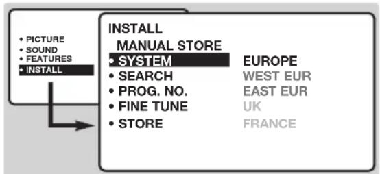 PHILIPS 23HM8821 - Manual tuning - 1