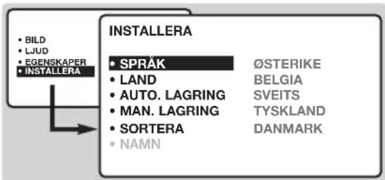PHILIPS 23HM8801 - Val av språk och land - 1