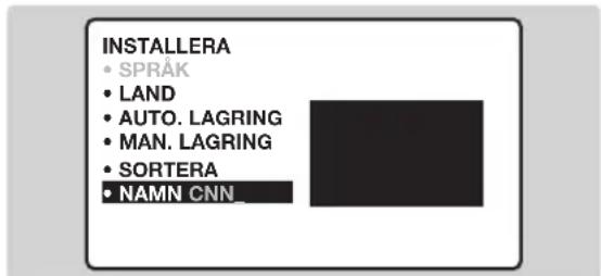 PHILIPS 23HM8801 - Namngivning av kanalen - 1