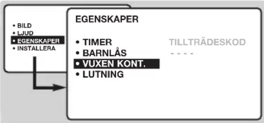 PHILIPS 23HM8801 - Spärrande av kanalerna - 1