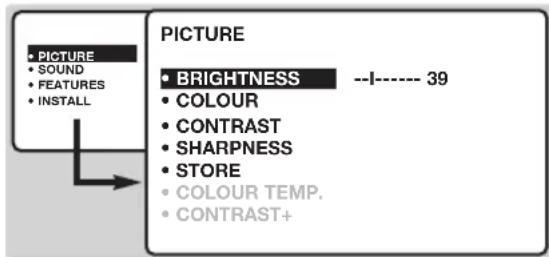 PHILIPS 23HM8801 - Adjusting the picture - 1