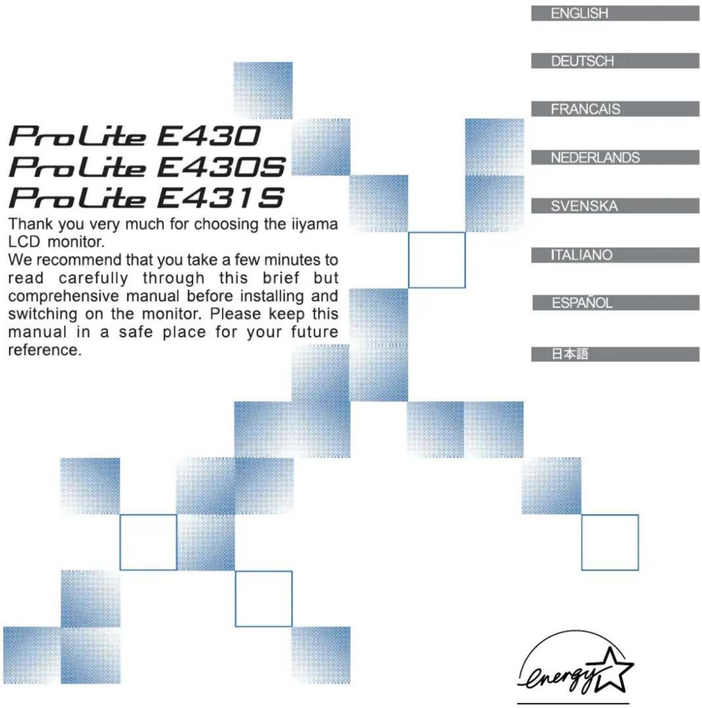 IIYAMA ProLite E430T - LCD Monitor - 1