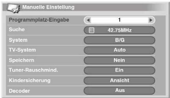 PIONEER PDP4270XA - Manuelle Einstellung - 1