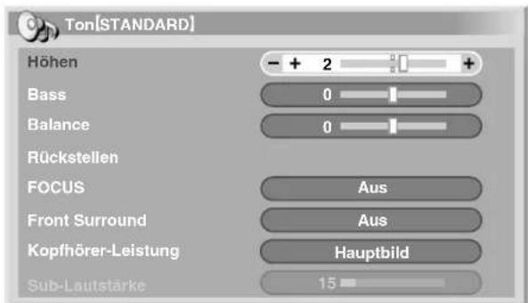 PIONEER PDP4270XA - Toneinstellungen - 1