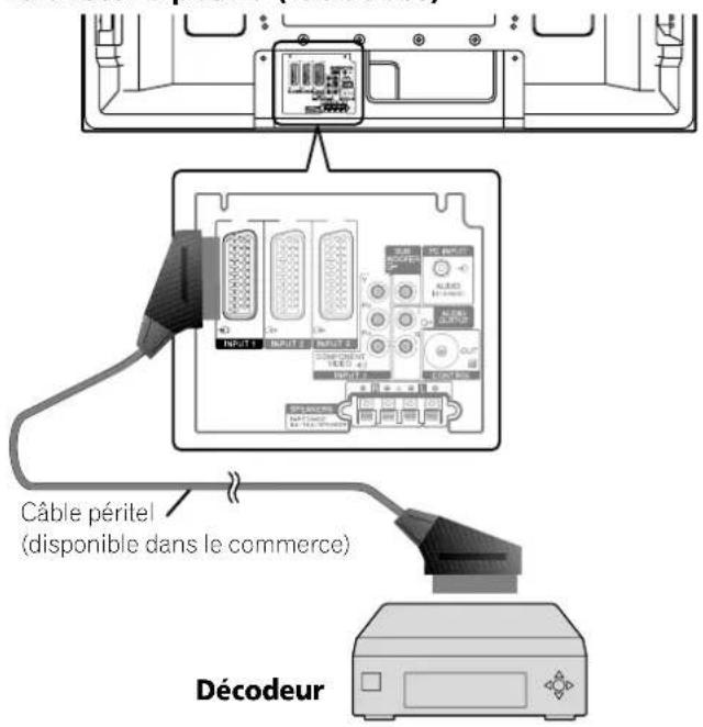 PIONEER PDP4270XA - Connexion d'un décodeur - 1