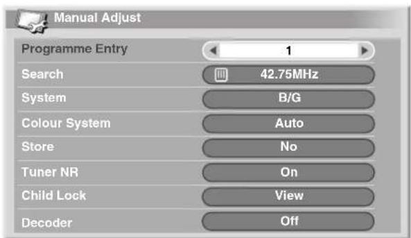 PIONEER PDP4270XA - Using Manual Adjust - 1