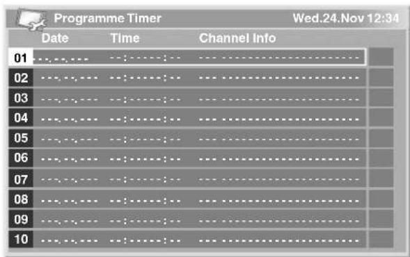 PIONEER PDP507XD - Setting the timer manually - 1