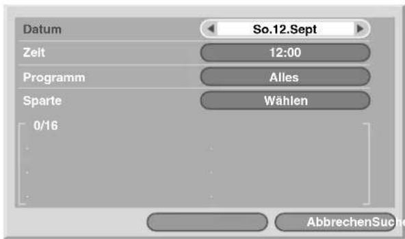 PIONEER PDP507XD - EPG-Suche - 1