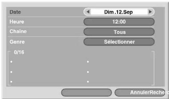 PIONEER PDP507XD - Recherche EPG - 1