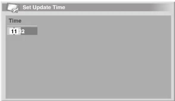 PIONEER PDP507XD - Setting Update Time - 1