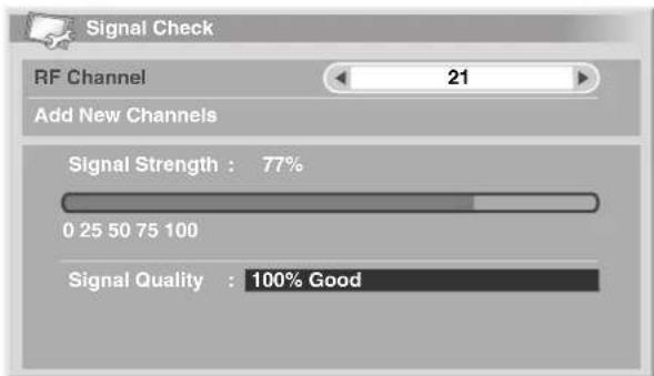 PIONEER PDP507XD - Checking signal strength - 1