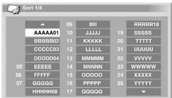 PIONEER PDP507XD - Sorting preset TV channels - 1