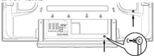 PIONEER PDP507XD - Anbringen der Schnellverschlussklemmen an der Haupteinheit - 2