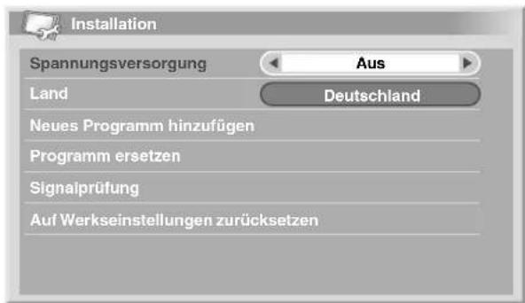 PIONEER PDP507XD - Ein-/Ausschalten der Stromversorgung zur Antenne - 2