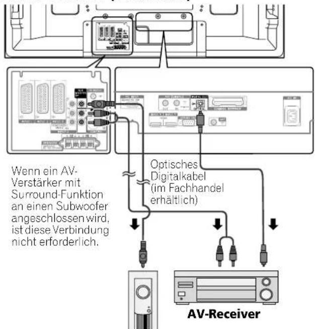 PIONEER PDP507XD - Anschlieben von Audio-Geräten - 1