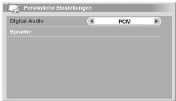 PIONEER PDP507XD - Wahlen eines Digital-Audioforms - 1