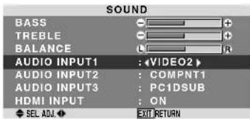 PIONEER PDP615EX - Setting the allocation of the audio connectors - 1