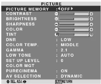 PIONEER PDP615EX - Menu Operations - 2