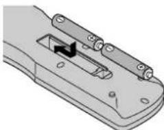 PIONEER PDP615EX - How to use the remote control Battery Installation and Replacement - 2