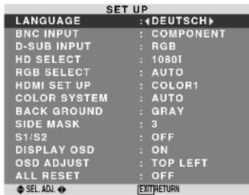 PIONEER PDP615EX - Setting the language for the menus - 1
