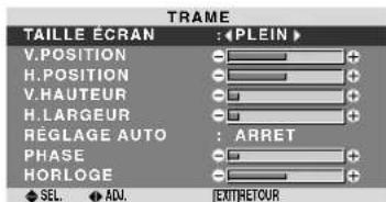 PIONEER PDP615EX - Lorsque "RéGLAGE AUTO" est désactivée ("ARRET") - 1