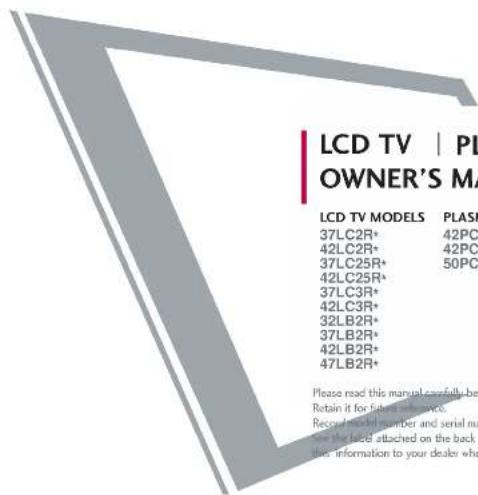 LG 37LC25R - 2