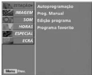 LG 37LC25R - SELECÇÃO E AJUSTE DE MENUS NO ECRÃ - 1