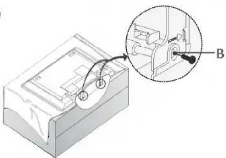 LG 37LC25R - MONTERING AV FOT (42PC1R\*, 42PC3R\*) - 2