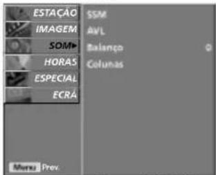 LG 37LC25R - SELECÇÃO E AJUSTE DE MENUS NO ECRÃ - 7