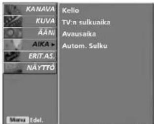 LG 37LC25R - NÄYTTÖVALIKOIDEN VALITSEMINEN JA SÄÄDÖT - 6