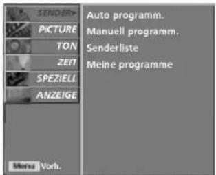 LG 37LC25R - AUSWAHL UND EINSTELLUNG DER OSD-MENÜS - 1