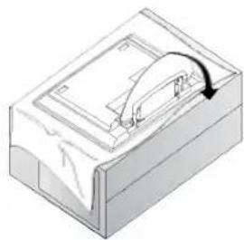 LG 37LC25R - UNFOLDING THE BASE STAND (42PC1R\*, 42PC3R\*) - 2
