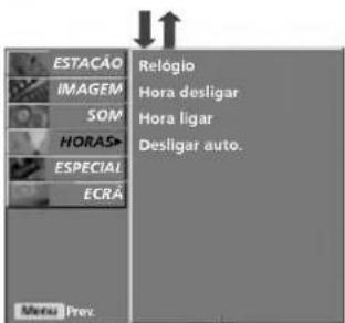 LG 37LC25R - SELECÇÃO E AJUSTE DE MENUS NO ECRÃ - 10