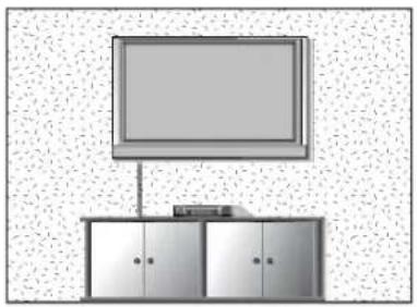 LG 37LC25R - Wall Mount: Horizontal installation - 1