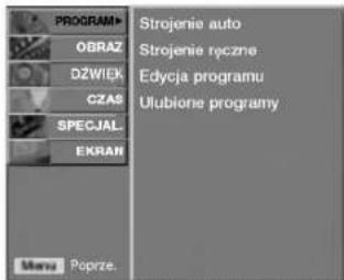 LG 37LC25R - WYBIERANIE I REGULACJA MENU EKRANOWYCH - 1