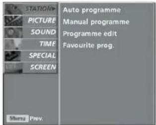 LG 37LC25R - ON SCREEN MENUS SELECTION AND ADJUSTMENT - 1