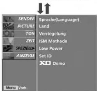 LG 37LC25R - AUSWAHL UND EINSTELLUNG DER OSD-MENÜS - 6