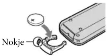 SONY HDRXR10VE - De batterij van de draadloze afstandsbediening verrangen (HDRXR200E/XR200VE) - 1