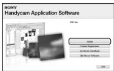 SONY HDRXR10VE - Etape 2 Installation du logiciel « PMB » fourni - 1