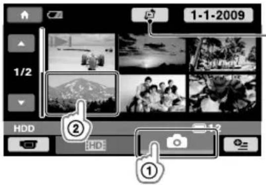 SONY HDRXR10VE - Visualizzazione delle foto - 1