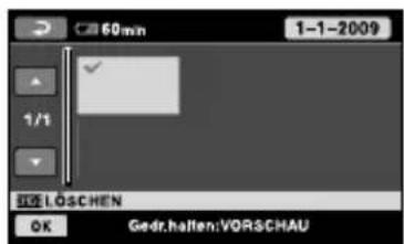 SONY HDRXR10VE - Löschen von Filmen und Fotos - 1