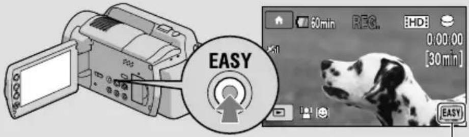 SONY HDRXR10VE - Registrazione e riproduzione facile di filmati e foto (funzionamento Easy Handycam) - 1